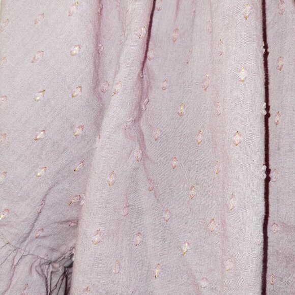 Maurices Pink Embroidered Medium top Peasant - Picture 3 of 3